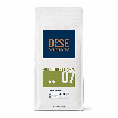 Fube Co DOSE 07 SO Etiyopya Öğütülmüş Filtre Kahve, 1000 gr - Fube Co