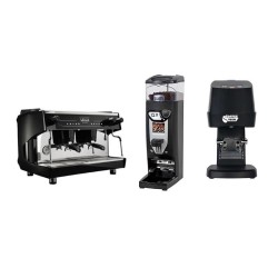 Gaggia La Decisa Espresso Kahve Makinesi, 2 Gruplu + Gaggia Q10 Kahve Değirmeni + Coffee Tech Otomatik Kahve Tamperi - Thumbnail