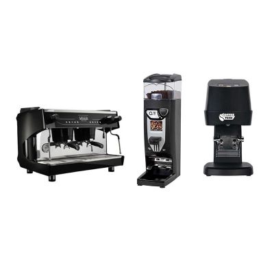 Gaggia La Decisa Espresso Kahve Makinesi, 2 Gruplu + Gaggia Q10 Kahve Değirmeni + Coffee Tech Otomatik Kahve Tamperi - 1