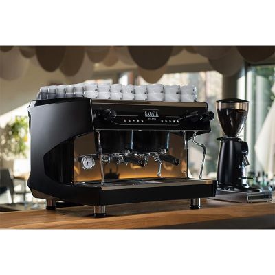 Gaggia La Decisa Tall Cup Fully Automatic Espresso Coffee Machine, 2 Groups, Black - Gaggia Professional
