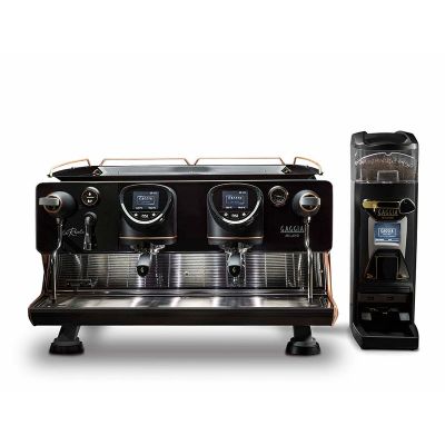 Gaggia La Reale Tall Cup Yarı Otomatik Espresso Kahve Makinesi, 2 Gruplu, Gri-Bakır - 4
