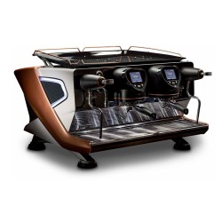 Gaggia La Reale Tall Cup Yarı Otomatik Espresso Kahve Makinesi, 2 Gruplu, Gri-Bakır - 1