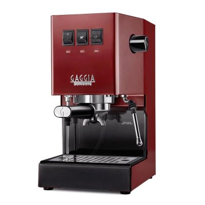 Gaggia RI9481/12 New Classic E24 Metal Espresso Machine, Red - Gaggia