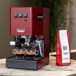 Gaggia RI9481/12 New Classic E24 Metal Espresso Makinesi, Kırmızı - Thumbnail