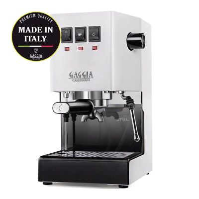 Gaggia RI9481/13 ماكينة تحضير قهوة الإسبريسو الكلاسيكية الجديدة إيفو 2023، أبيض - Gaggia