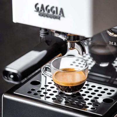 Gaggia RI9481/13 ماكينة تحضير قهوة الإسبريسو الكلاسيكية الجديدة إيفو 2023، أبيض - Gaggia