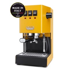 Gaggia RI9481/18 New Classic Evo 2023 Espresso Coffee Machine, Yellow - Gaggia
