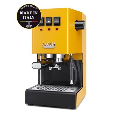 Gaggia RI9481/18 New Classic Evo 2023 Espresso Kahve Makinesi, Sarı - 1