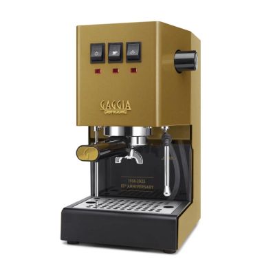 Gaggia RI9481/20 ماكينة تحضير قهوة الإسبريسو الكلاسيكية الجديدة إيفو 2023، ذهبي - Gaggia