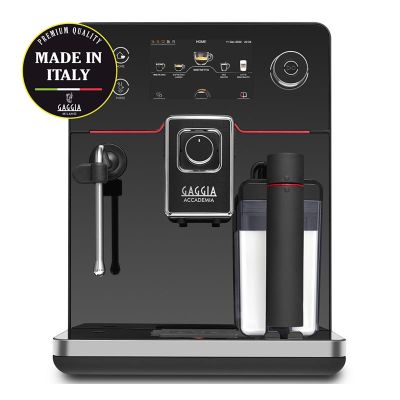 Gaggia RI9781/01 ماكينة تحضير القهوة الأوتوماتيكية بالكامل من أكاديميا، أسود - Gaggia
