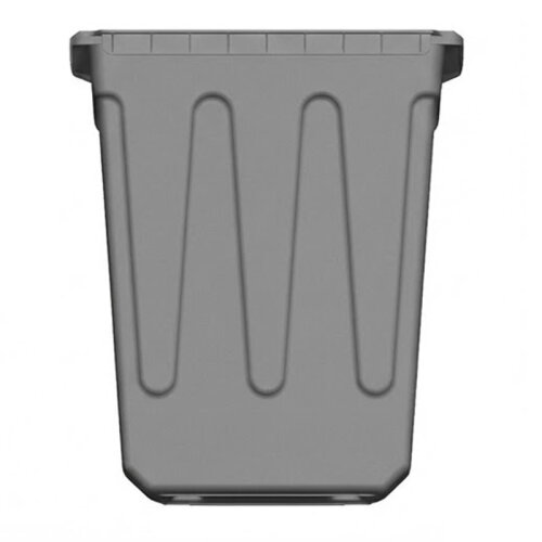 GastroCarry GSA-C Servis Arabası Çöp Kovası, Gri - 4