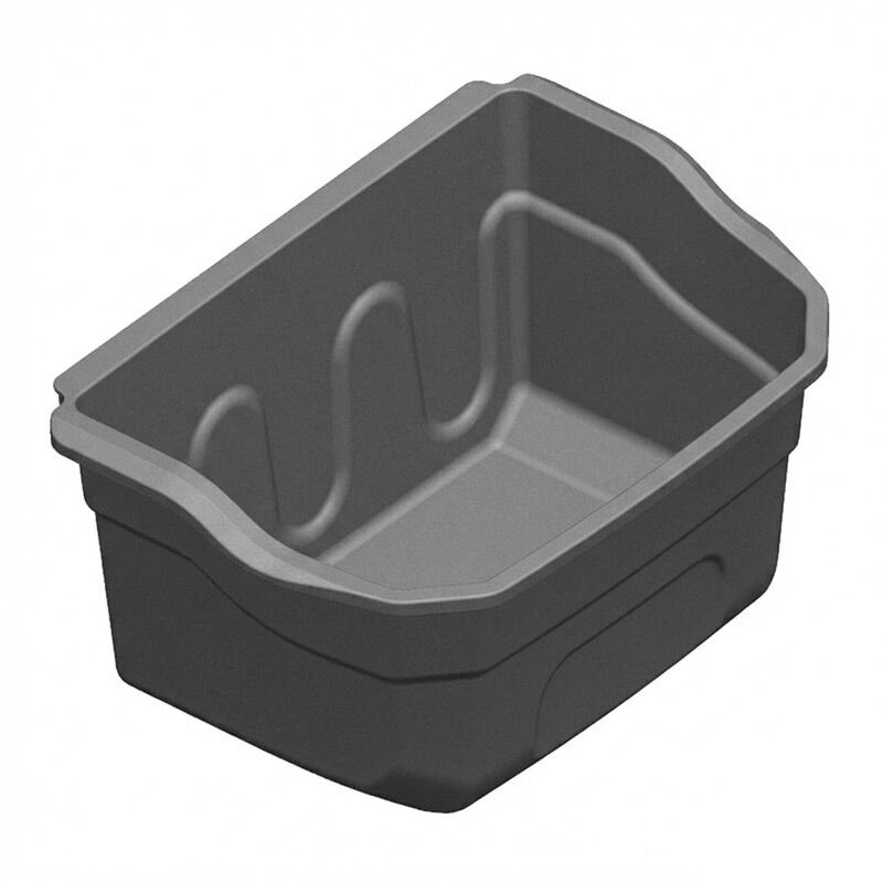 GastroCarry GSA-K Servis Arabası Kaşıklık Kovası, Gri - GastroCarry