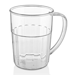 GastroCups Стакан для пахты, 500 мл, поликарбонат, прозрачный - GastroCups