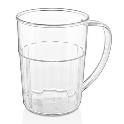 GastroCups زجاج زبدة، 500 مل، تريتان، شفاف - GastroCups