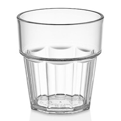 GastroCups Casablanca Glass, 250 ml, Polycarbonate, Clear - GastroCups