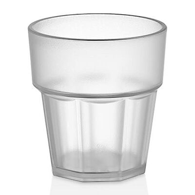 GastroCups Casablanca Kumlu Bardak, 250 ml, Polikarbonat, Şeffaf - 1