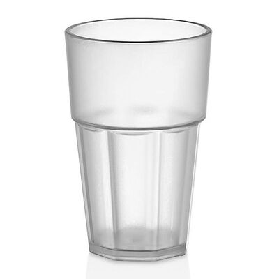 GastroCups Casablanca Kumlu Bardak, 300 ml, Polikarbonat, Şeffaf - 1