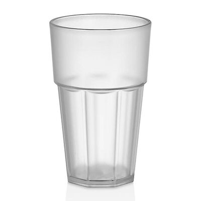 GastroCups Casablanca Kumlu Bardak, 400 ml, Polikarbonat, Şeffaf - 1
