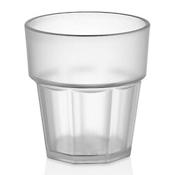 GastroCups Casablanca Sand Glass, 250 ml, Tritan, Clear - GastroCups