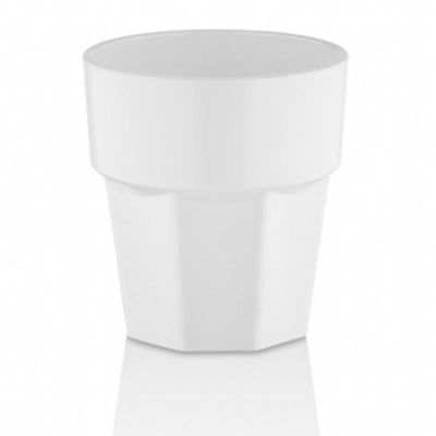 GastroCups GC-20 Polikarbonat Casablanca Bardak, 250 ml, Beyaz - 1