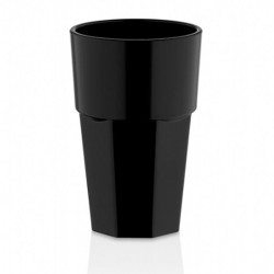 GastroCups GC-21 Polycarbonate Casablanca Cup, 300 ml, Black - GastroCups
