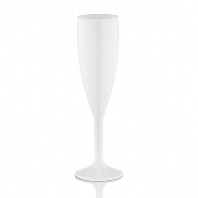GastroCups GC-30 Polikarbonat Flüt Şampanya Bardağı, 180 ml, Beyaz - 1