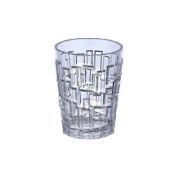 GastroCups GC-S02 Taş Desen Polikarbon Bardak, 250 ml - GastroCups