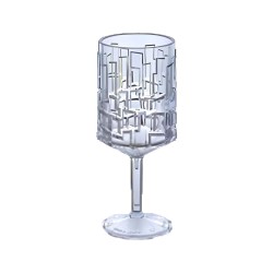 GastroCups GC-S06 Stone Pattern Polycarbonate Goblet, 350 ml - GastroCups