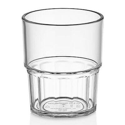 GastroCups İstiflenebilir Bardak, 180 ml, Tritan, Şeffaf - 1