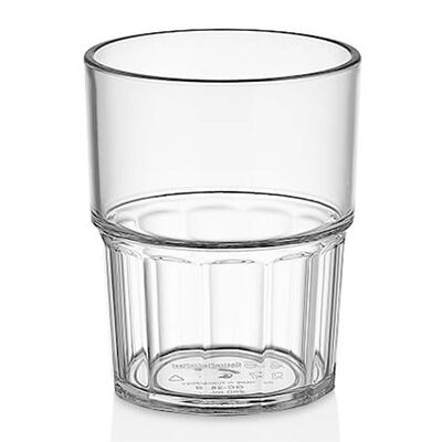 GastroCups İstiflenebilir Bardak, 250 ml, Tritan, Şeffaf - 1