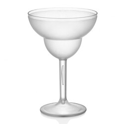 GastroCups Margarita Glass with Sand, 350 ml, Tritan, Clear - GastroCups