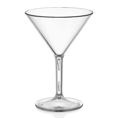 GastroCups Martini Bardağı, 280 ml, Polikarbonat, Şeffaf - 1