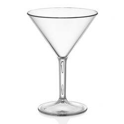 GastroCups Martini Bardağı, 280 ml, Tritan, Şeffaf - GastroCups