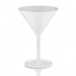 GastroCups Polikarbonat Martini Bardağı, 280 ml, Beyaz - GastroCups