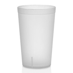 GastroCups Sandy Glass, 240 ml, Polypropylene, Clear - GastroCups