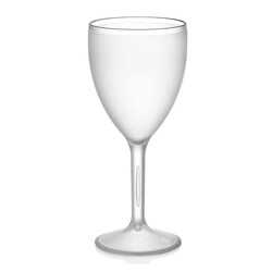 GastroCups زجاج نبيذ رملي، 320 مل، بولي كربونات، شفاف - GastroCups