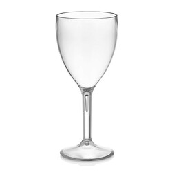 GastroCups Şarap Bardağı, 320 ml, Polikarbonat, Şeffaf - GastroCups
