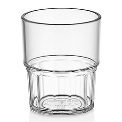 GastroCups Штабелируемый стакан, 180 мл, тритан, прозрачный - GastroCups