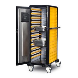 Gastrolley 100 Heated Banqueting Trolley, 57x79x124 cm - 3