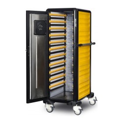 Gastrolley 125 Банкетная тележка с подогревом, 57x79x149 см - 2