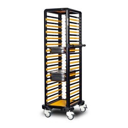 Gastrolley 150 Тележка для ванны с одним гастронормом, открытая по кругу, 53x71x174 см - 2