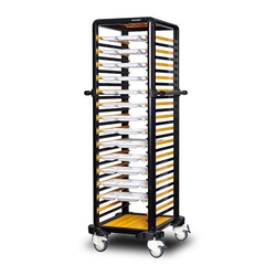 Gastrolley 150 Тележка для самообслуживания одинарная, открытая вокруг, 59x71x174 см - Gastrolley