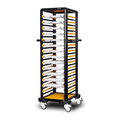Gastrolley 150 Tekli Self Servis Arabası, Etrafı Açık, 59x71x174 cm - 1