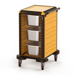 Gastrolley 75 Тележка для ванны с одной гастронормой, 2 стороны закрыты, 53x71x99 см - Gastrolley