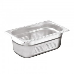 Öztiryakiler Delikli Gastronorm Küvet, GN 1/4, 26.5x16.2x4 cm 