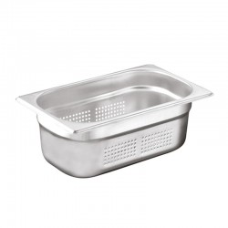 Öztiryakiler Delikli Gastronorm Küvet, GN 1/4, 26.5x16.2x6.5 