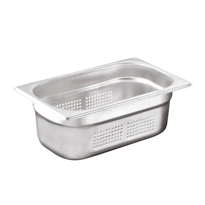 Öztiryakiler GN 1/4-65 mm Delikli Gastronorm Küvet - 1