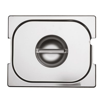 Öztiryakiler GN 1/6 Kulp ve Kepçe Delikli Gastronorm Kapak - 1