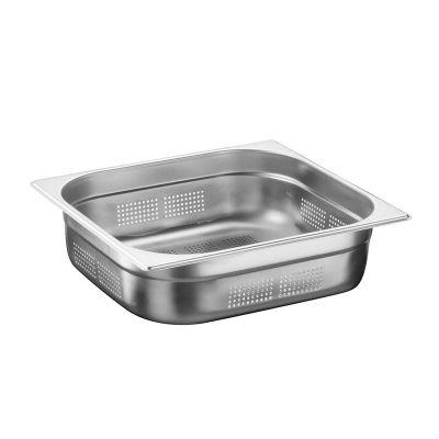 Öztiryakiler Delikli Gastronorm Küvet, GN 2/3, 35.4x32.5x15cm - 1
