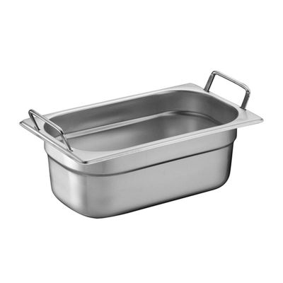 Öztiryakiler Saplı Gastronorm Küvet, GN 1/4, 26.5x16.2x6.5 cm - 1